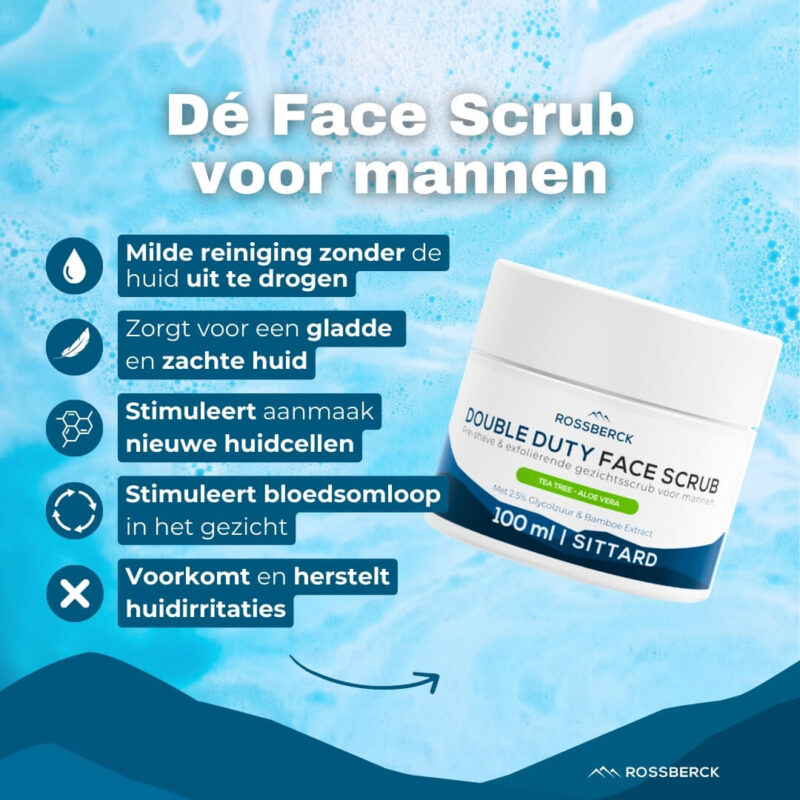 Double Duty Face Scrub (gezichtsscrub mannen) - Afbeelding 2