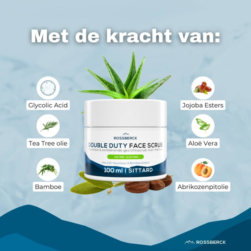 Double Duty Face Scrub (gezichtsscrub mannen) - Afbeelding 3