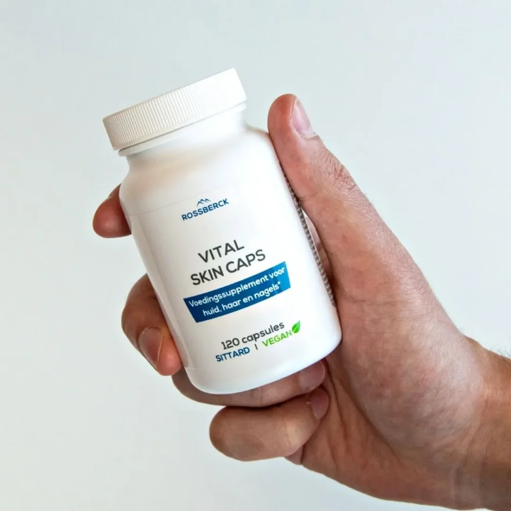 Vital Skin Caps in hand