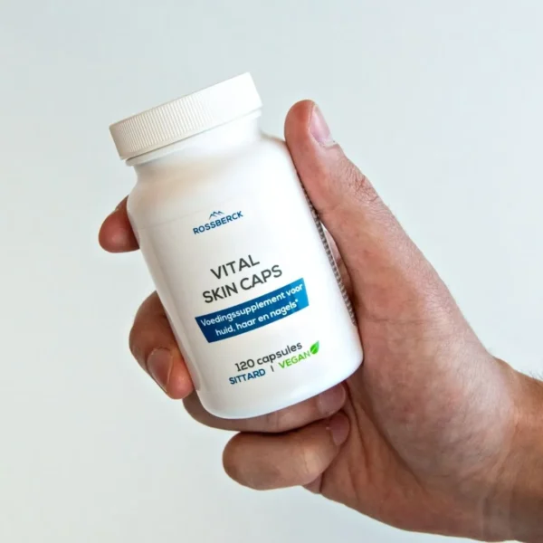 Vital Skin Caps in hand