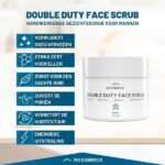 Double Duty Face Scrub werking