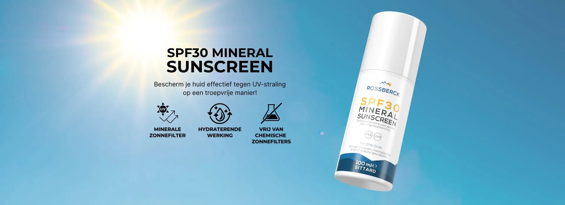SPF30 mineral sunscreen